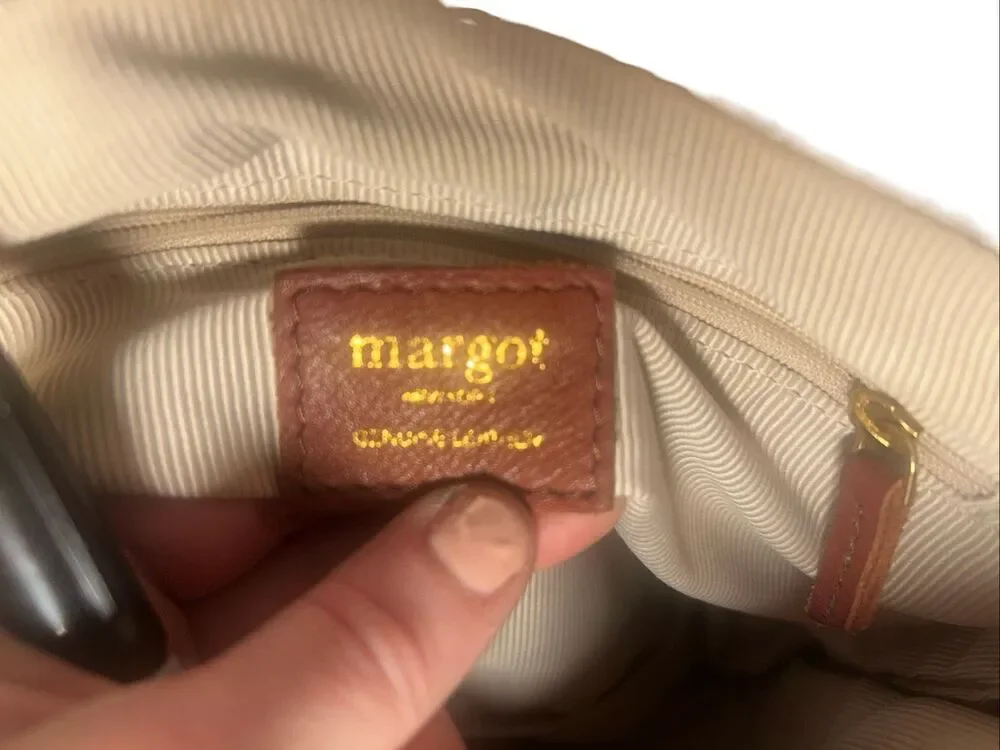 Margot NY Mary Scoop Double Zip Shoulder Bag